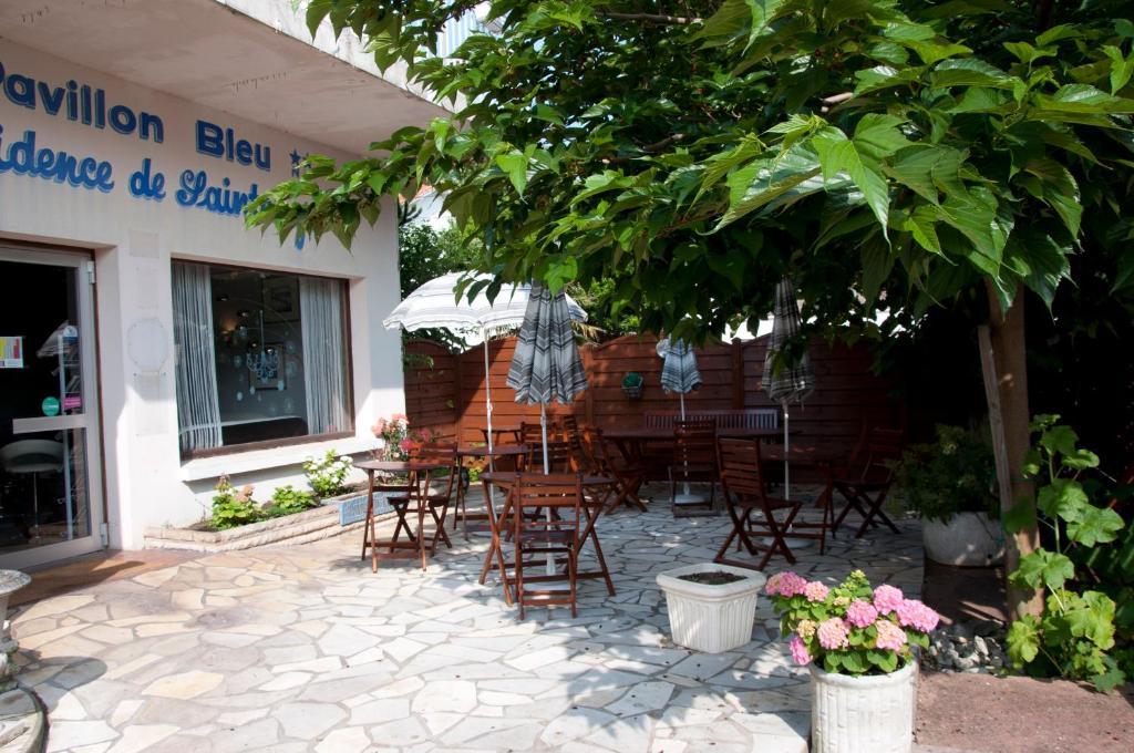 Le Pavillon Bleu Hotel Restaurant Royan Bagian luar foto